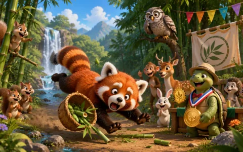 Sakarlık Şampiyonu Kırmızı Panda Pofuduk