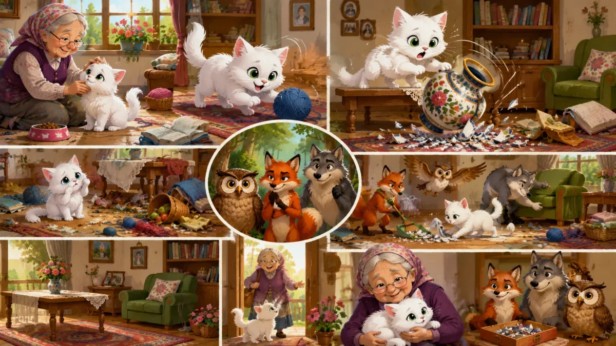 Yaramaz Kedi Pamuk’un Yaramazlığı ve Dostlarının Fedakarlığı