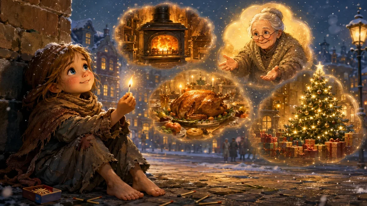 Kibritçi Kız Masalı Oku | Kibritçi Kız ve Hayallerin Işığı